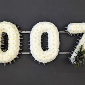 007 Number Funeral Letters Aberdeen Florists