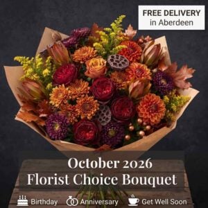 Anastasia Florists — Your Aberdeen Florist Since 1995 October 2026 Florist Choice seasonal flower bouquet with free Aberdeen delivery