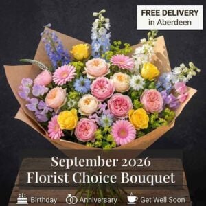 Anastasia Florists — Your Aberdeen Florist Since 1995 September 2026 Florist Choice seasonal flower bouquet with free Aberdeen delivery