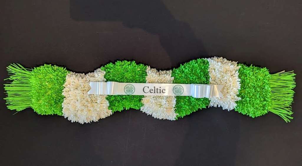 Beautiful Funeral Celtic Football Scarf