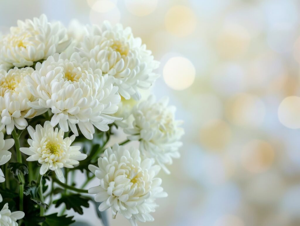 Chrysanthemums Sympathy Flowers