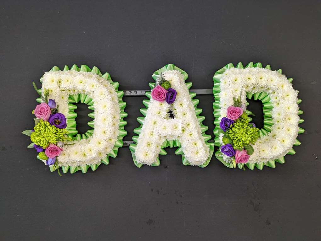 White Funeral Dad Letter 