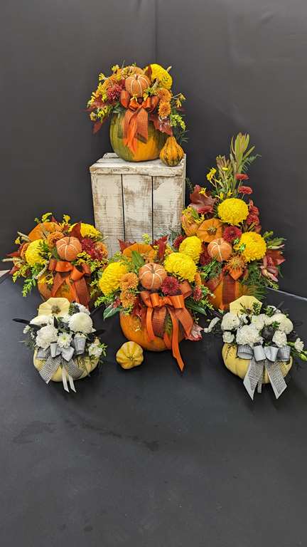 Pumpkin Flower Bouquets