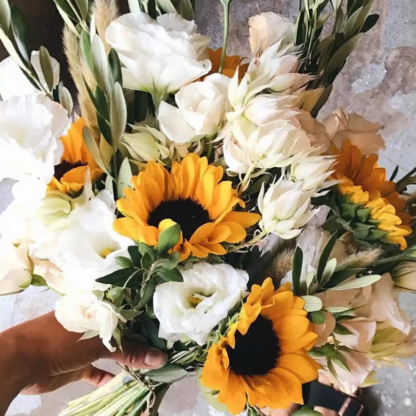 Rustic Sunflower Bouquets