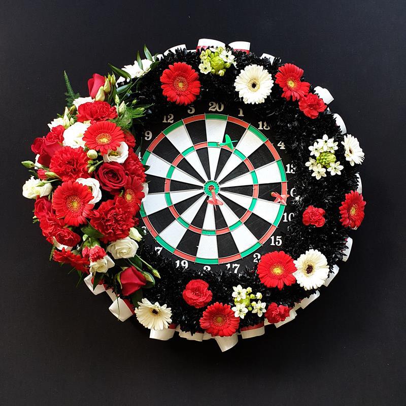 Aberdeen Florists Flower Dartboard