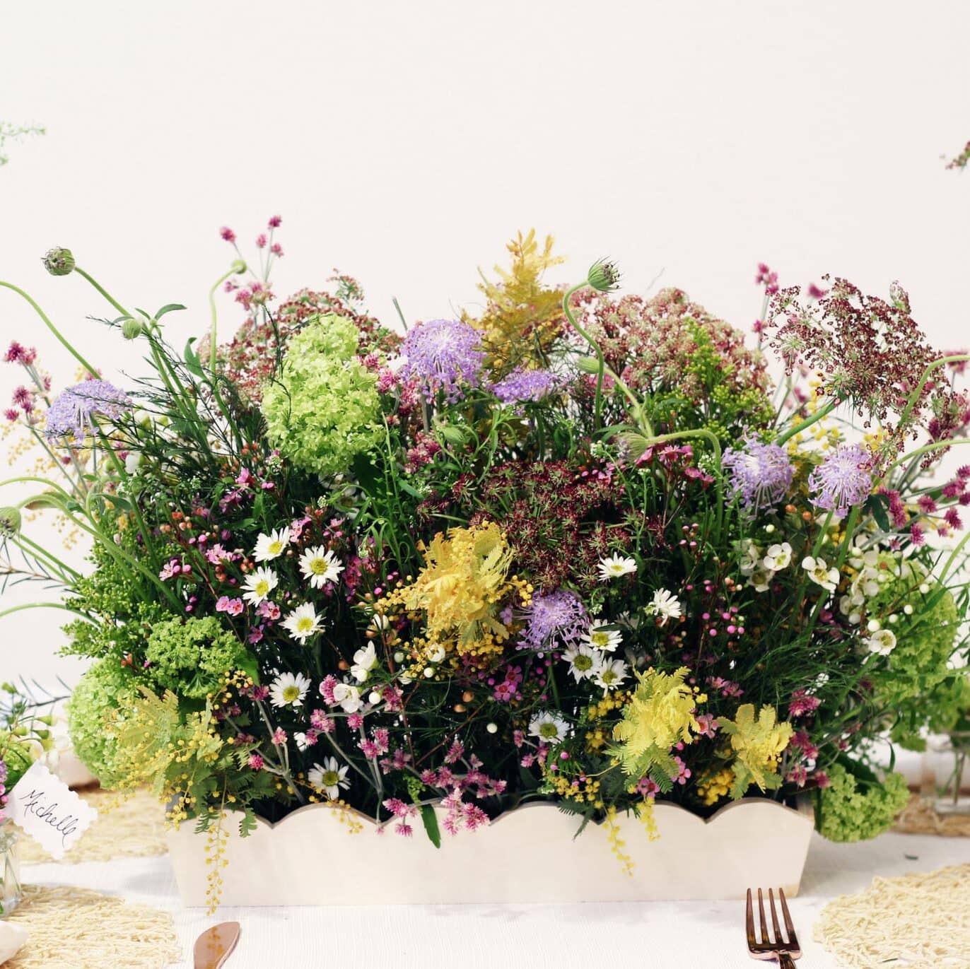 Whimsical Wildflower Centerpieces