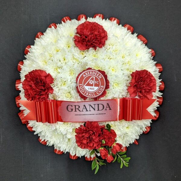 Aberdeen Football Club Funeral Wreath