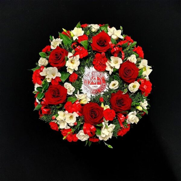 Aberdeen Funeral Florists | Funeral Flower Aberdeen FC Wreath