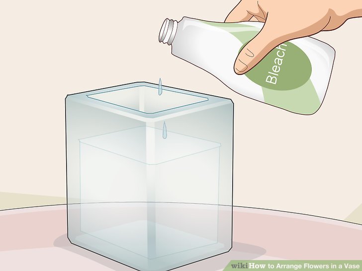 Adding Bleach in Water