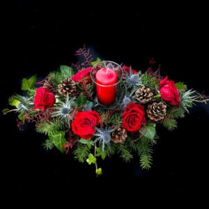 Aberdeen Florist | Same Day Flower Delivery | Flowers Aberdeen | Christmas Table Centre