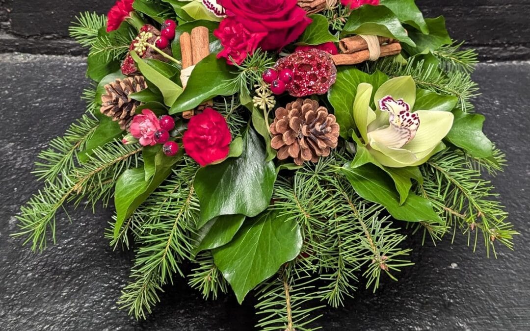 Christmas Florist Choice Hat Box