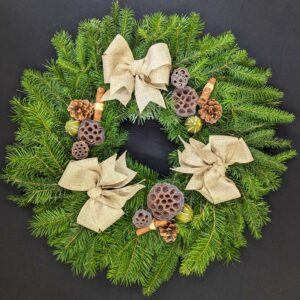 Holly Wreath | Holly Wreath Aberdeen | Pine Wreath | Christmas Wreath | Graveside Wreath