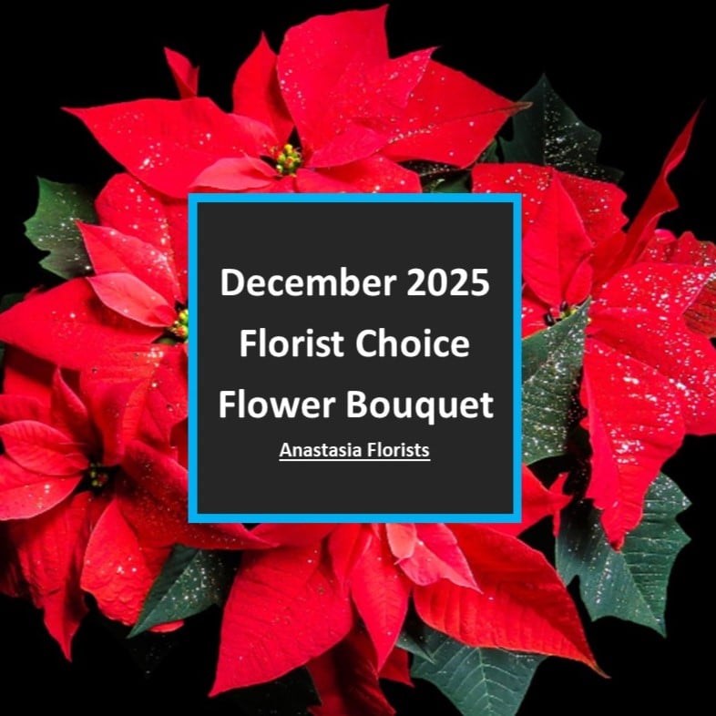 December Florist choice Send Flowers UK Hand-tied Florist Choice Seasonal Bouquet with colorful fresh flowers, customizable by color palette (Vibrant, Pastels, Sympathy)