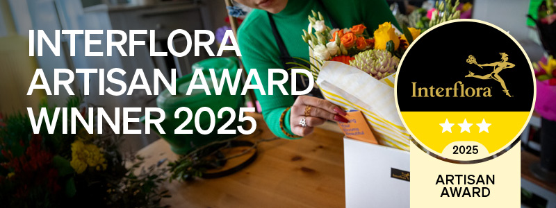 Email Version 2 3 Stars Interflora Artisan Award Winner 2025