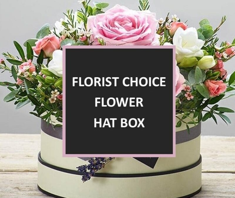 Florist Choice Flower Hat Box