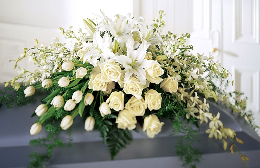 Funeral Casket Flower Arrangement