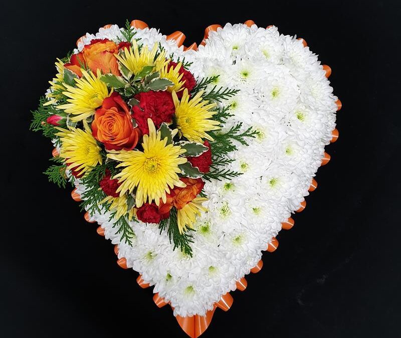 Funeral Flower Heart 39