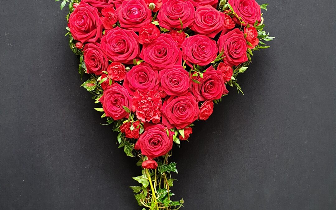 Funeral Flower Heart 10