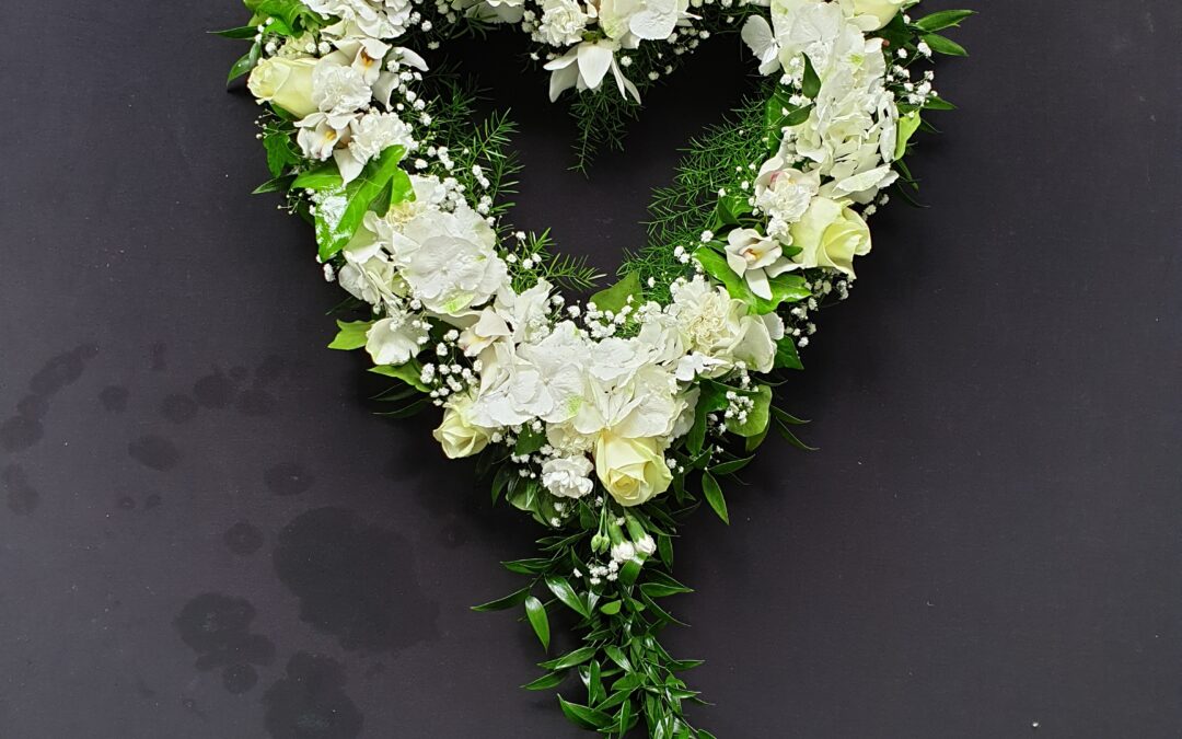 Funeral Flower Heart 29
