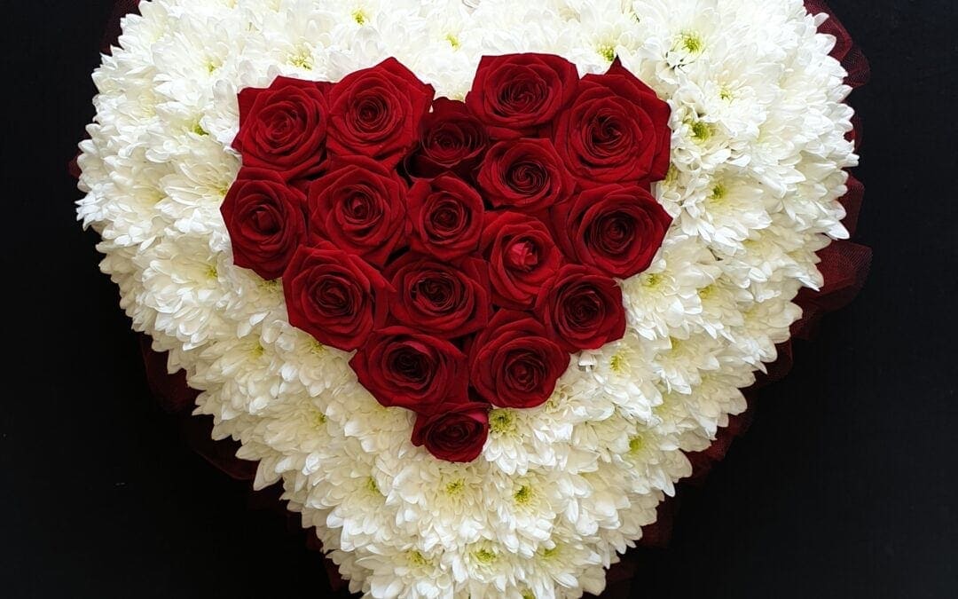 Funeral Flower Heart 33