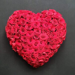 Aberdeen Funeral Florists | Funeral Flower Rose Heart
