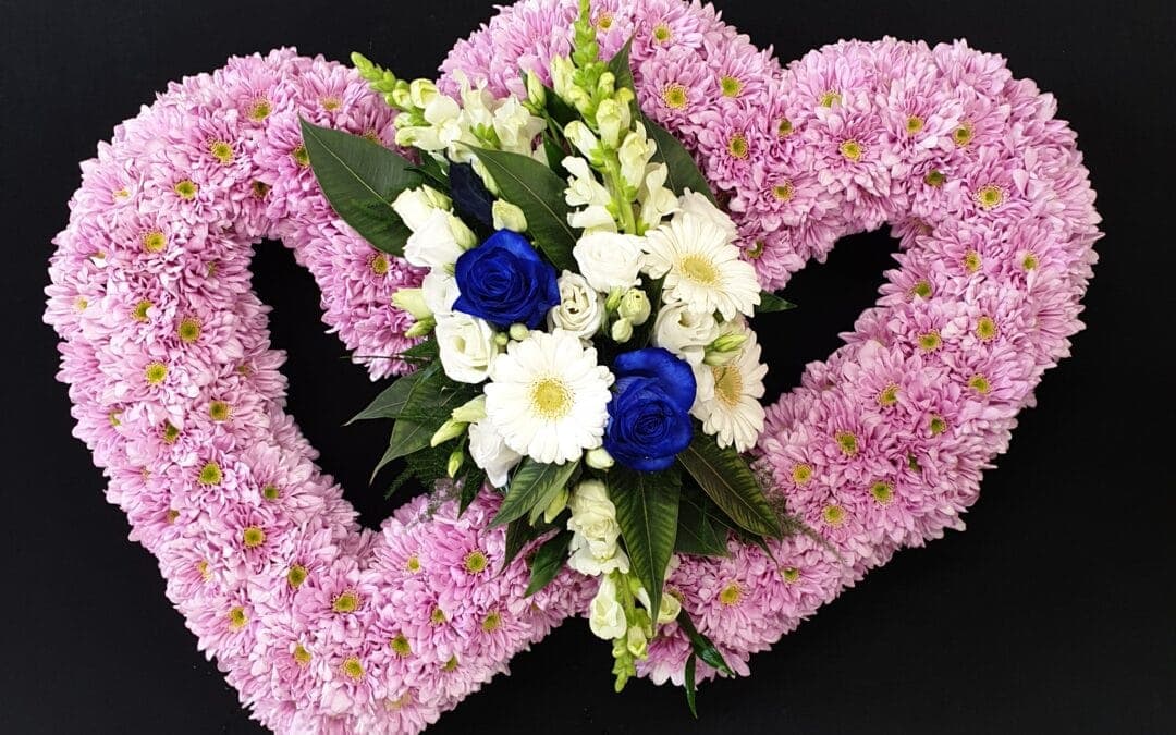 Funeral Heart 36 – (Double Open Heart)