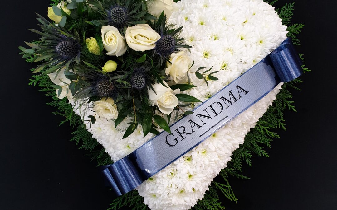 Funeral Flower Heart 6