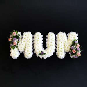 Aberdeen Funeral Florists | Funeral MUM Letters
