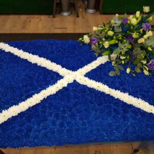 Aberdeen Funeral Florists | Funeral Scottish Flag