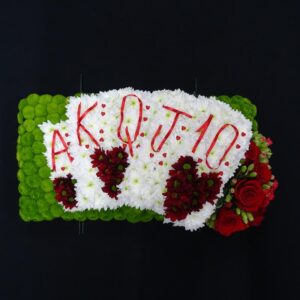Aberdeen Funeral Florists | Funeral Flower Playing Cards