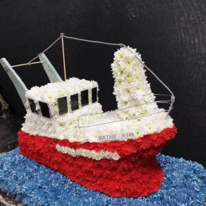 Aberdeen Funeral Florists | Funeral Flower Fishing Boat