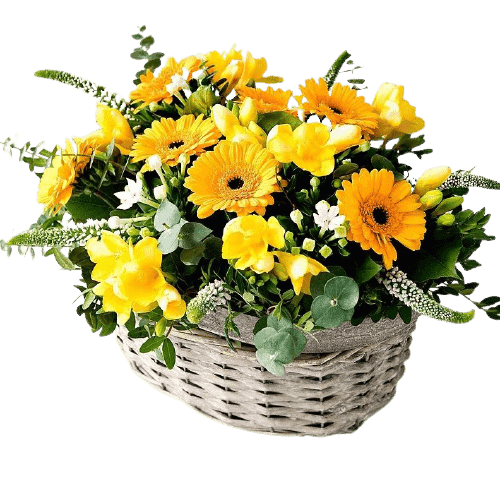 Sympathy Flower Basket | Anastasia florists