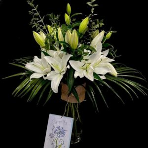 Sympathy Flower Bouquet and Card Aberdeen
