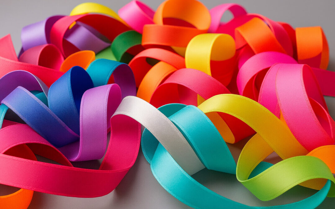 colourful ribbons