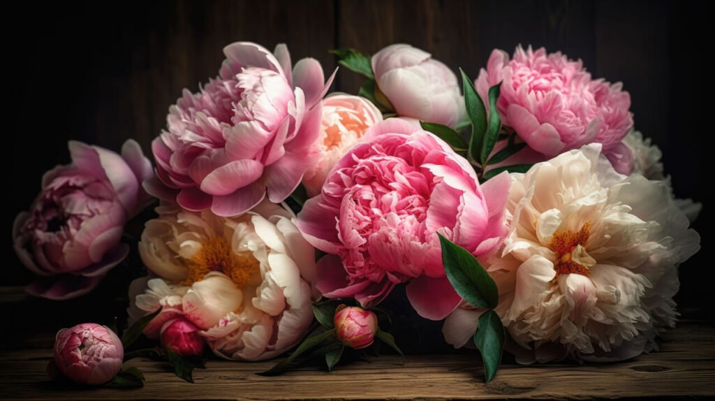 romantic bouquet of peonies romantic bouquet of peonies